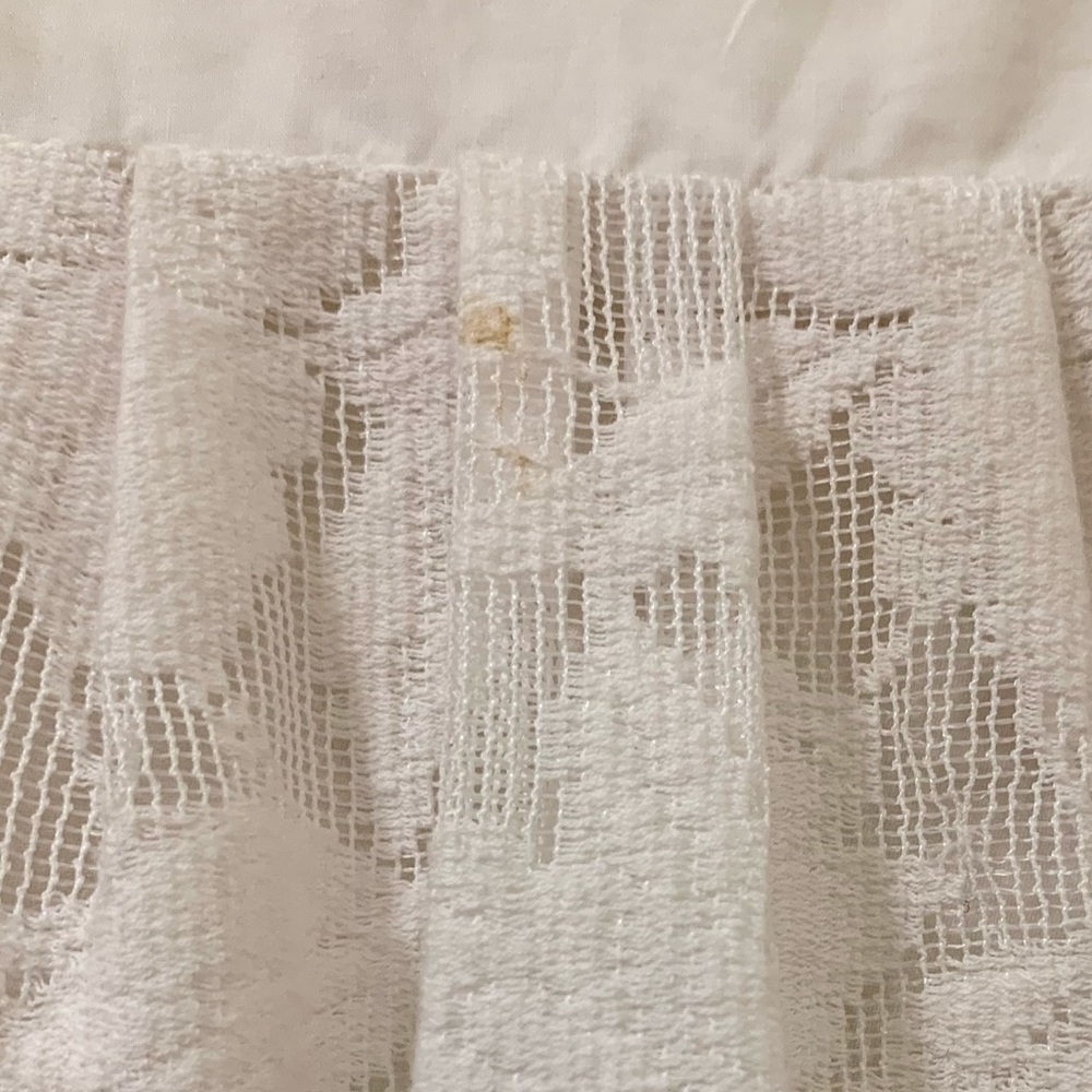 Anthropologie White Collar Dress M - Picture 5 of 7